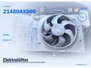Elektrolüfter NISSAN Note (E11) 21480AX800