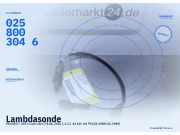 Lambdasonde PEUGEOT 205 I Cabriolet (741B, 20D) 0258003046