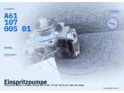 Einspritzpumpe MERCEDES-BENZ A-Klasse (W168) A6110700501