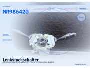 Lenkstockschalter MITSUBISHI Colt VI (Z2, Z3) MR986420