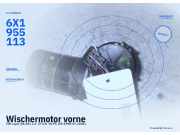 Wischermotor vorne VW Lupo (6X/6E) 6X1955113