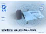 Schalter für Leuchtweitenregelung VW Golf II (19E) 191941333