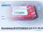 Bremsbelag SB MITSUBISHI Colt II (C 10) GDB371