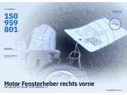 Motor Fensterheber rechts vorne VW Up (AA) 1S0959801