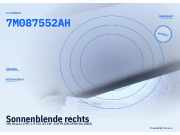 Sonnenblende rechts VW Sharan (7M) 7M087552AH