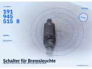 Schalter für Bremsleuchte VW Golf IV (1J) 191945515B