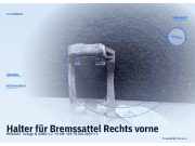 Halter für Bremssattel Rechts vorne RENAULT Twingo II (CN0)