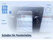 Schalter für Fensterheber MERCEDES-BENZ SLK (R170) A1706800536 1708201510