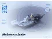 Wischermotor hinten VW Golf III (1H) 1H6955717