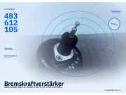 Bremskraftverstärker AUDI A4 (8D, B5) 4B3612105