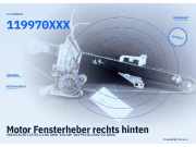 Motor Fensterheber rechts hinten VOLVO XC90 I (275) 119970XXX