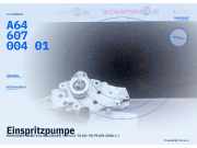 Einspritzpumpe MERCEDES-BENZ Vito Bus (W639) A6460700401