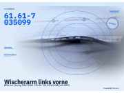 Wischerarm links vorne BMW 5er Touring (E61) 61617035099 61.61-7035099