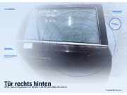 Tür rechts hinten OPEL Astra H Caravan