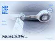 Lagerung für Motor VW Polo IV (9N, 9A) 6Q0199851