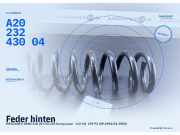 Feder hinten MERCEDES-BENZ SLK (R170) A2023243004