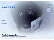 Gebläsemotor BMW 5er (E34) 1374377