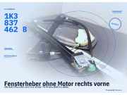 Fensterheber ohne Motor rechts vorne VW Golf Plus (5M) 1K3837462B