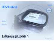 Außenspiegel rechts OPEL Agila (H00) 09210463