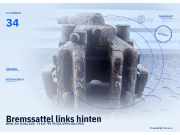 Bremssattel links hinten BMW 3er (E36) 34
