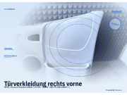 Türverkleidung rechts vorne OPEL Vivaro A Kasten (X83)