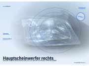 Hauptscheinwerfer rechts SUZUKI Swift II Stufenheck (AH, AJ)