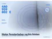 Motor Fensterheber rechts hinten AUDI A6 Avant (4A, C4) 4A0959802E
