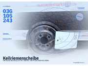 Keilriemenscheibe VW Passat B6 (3C2) 03G105243