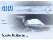 Schalter für Wischer FORD Fiesta V (JH, JD) 2S6117A553AA