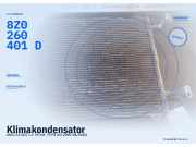 Klimakondensator AUDI A2 (8Z) 8Z0260403F 8Z0260401D