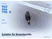 Schalter für Bremsleuchte PEUGEOT 206 CC 9634667980