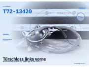 Türschloss links vorne NISSAN Micra IV (K13) T72-13420