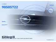 Kühlergrill OPEL Vectra B CC (J96) 90505722