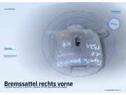 Bremssattel rechts vorne TOYOTA Yaris (P1)