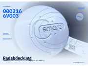 Radabdeckung SMART Fortwo Cabrio (451) 0002166V003