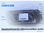 Hauptscheinwerfer höhenverstellbar rechts MAZDA 323 S IV (BG) 11061308
