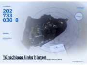Türschloss links hinten MERCEDES-BENZ E-Klasse Kombi (S210) 2027330308