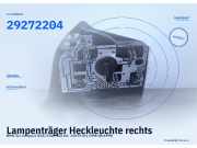 Lampenträger Heckleuchte rechts BMW 3er Compact (E36) 29272204