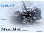 Motor ohne Anbauteile MERCEDES-BENZ A-Klasse (W169) M 266.920