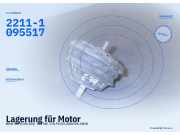 Lagerung für Motor BMW 5er (E39) 2211-1095517