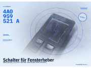 Schalter für Fensterheber AUDI A6 (4A, C4) 4A0959521A