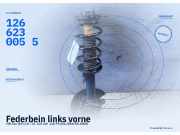 Federbein links vorne VW Eos (1F) 1266230055
