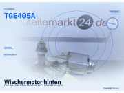 Wischermotor hinten FIAT Uno (146) TGE405A
