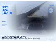 Wischermotor vorne MERCEDES-BENZ E-Klasse (W210) 0390241420