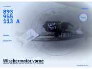 Wischermotor vorne AUDI 80 (8C, B4) 893955113A