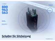 Schalter Audi A4 (8d, B5) (A4 (8d, B5)) 1.6 75 kW (07.2000–11.2000) 8D0963563