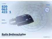 Radio Bedienschalter RENAULT Clio II (B) 8200634231