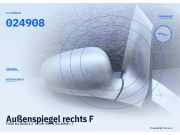 Außenspiegel rechts FORD Ka (RU8) 1751709 024908