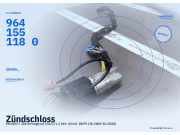 Zündschloss PEUGEOT 206 Schrägheck (2A/C) 9641551180