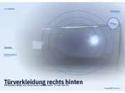 Türverkleidung rechts hinten MERCEDES-BENZ 124 Stufenheck (W124)
